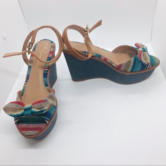 Anthropologie Ani Platform Wedges - Picture 5 of 11